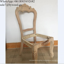 Solid wood furniture frame carving wood Chair Frame